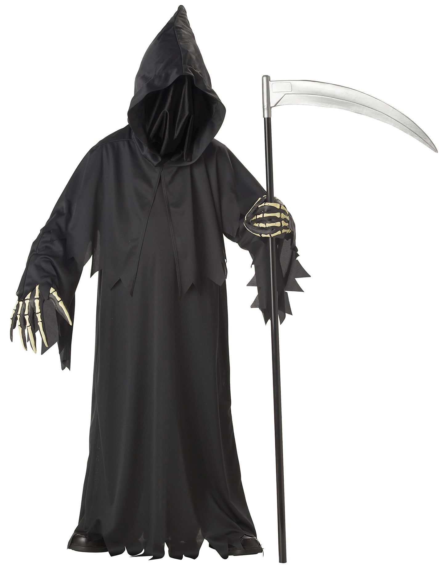 California Costumes Grim Reaper Deluxe Child Costume, Black, Large - Spooky Halloween Outfit for Boys