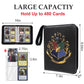 Anime Card Binder for Trading Cards 4 Pocket with 60 Sleeves up to 480 Cards Waterproof Card Storage Bag with Sleeves