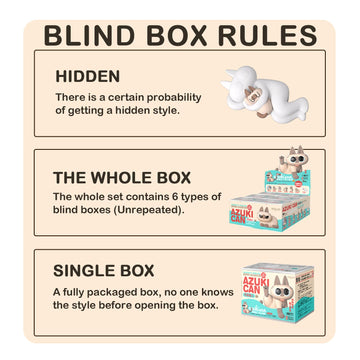 Beemai Nobeko Azukisan'S Daily Series 2 1Pc Blind Box Random Design Cute Figures Collectible Toys Birthday Gifts