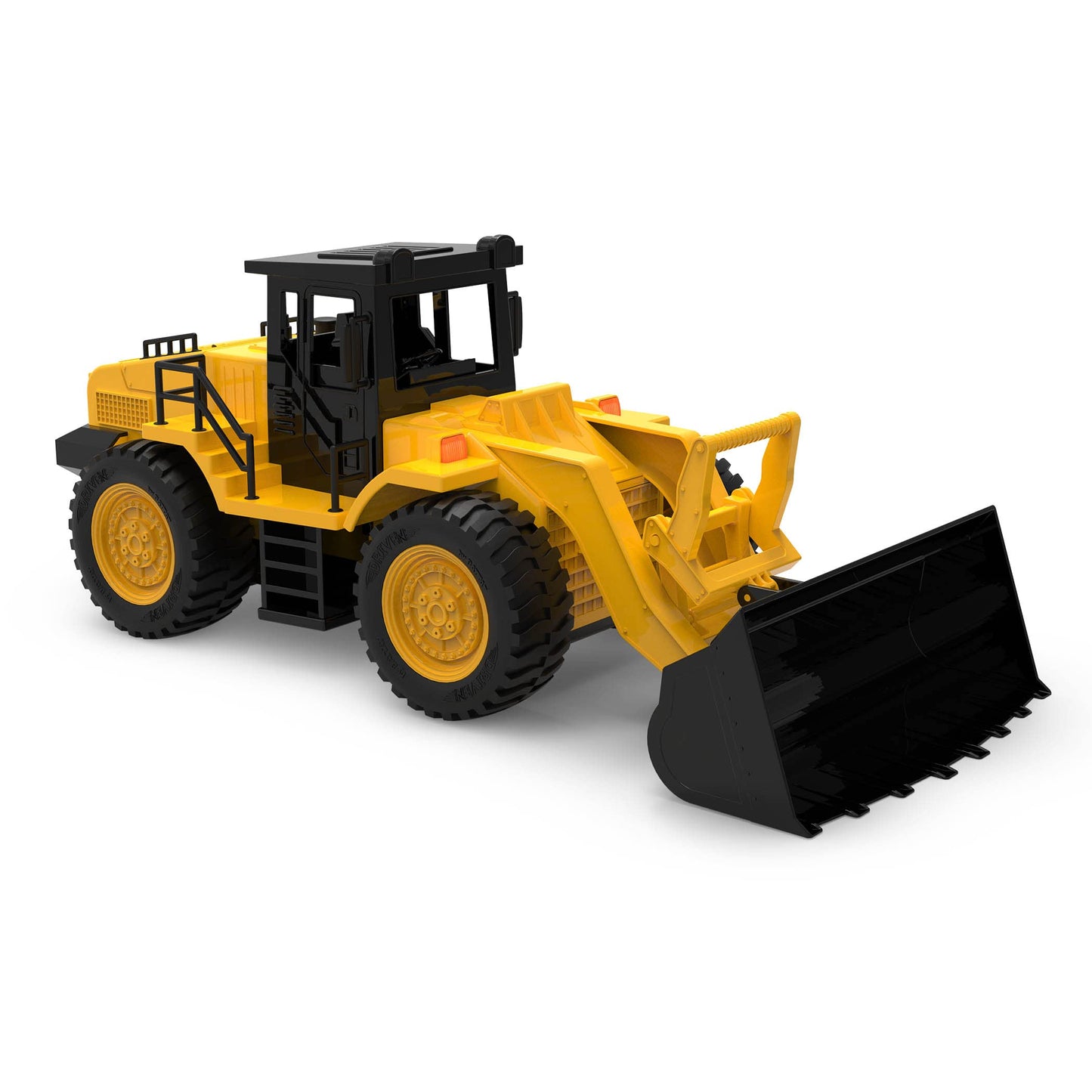 Driven by Battat - 18'' Front End Loader Toy Trucks - Big Wheel Loader for Indoor&Outdoor Play - Construction Sandbox Toys - Rea