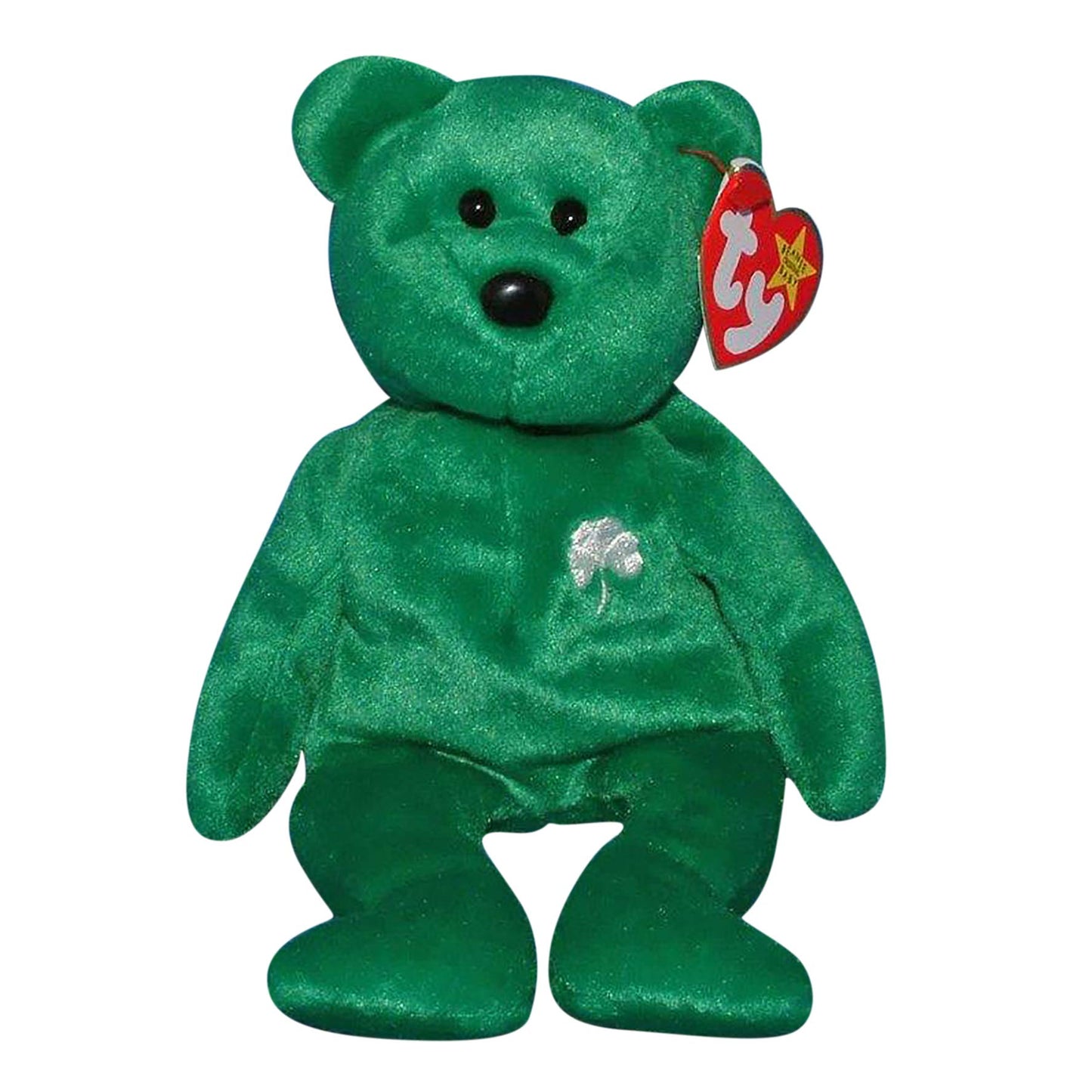 BEANIE BABIES Erin The Irish Bear - Ty Beanie Baby