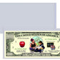 AAC / PCSCP Set of 10 World's Greatest Teacher Million Dollar Bills with Bonus Bill