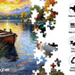 Springbok 1000 Piece Jigsaw Puzzle - Mallard Morning Glow - Unique Cut Cardboard - 24x30 inches - Model 33-11314