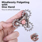 Infinity Gear Fidget Toy, Cool Sensory Solid Metal Never Ending Figette Toys, Adults Fidget Toys, Keep Fingers/Hands Busy, Relie