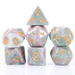 Role Playing Dice Set - 16mm Polyhedral DND Dice in Mixed Colors (Red, Dark Green, Light Green) - Perfect for Dungeons and Drago