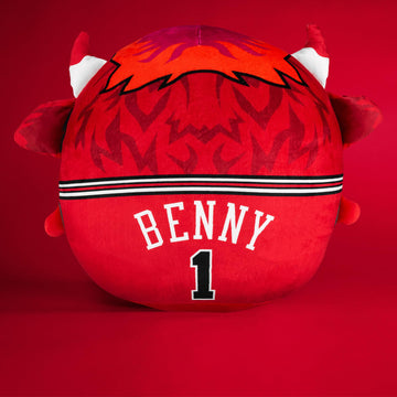 Sleep Squad Chicago Bulls Benny The Bull 12'' Mascot Kiri Cloud Plushie - Official Nba Plush