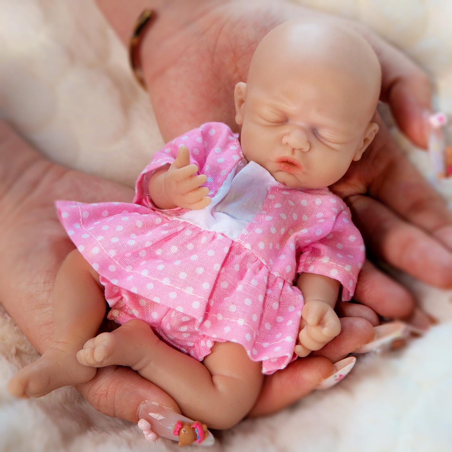 Vollence 14 inch Realistic Silicone Newborn Baby Doll - Boy
