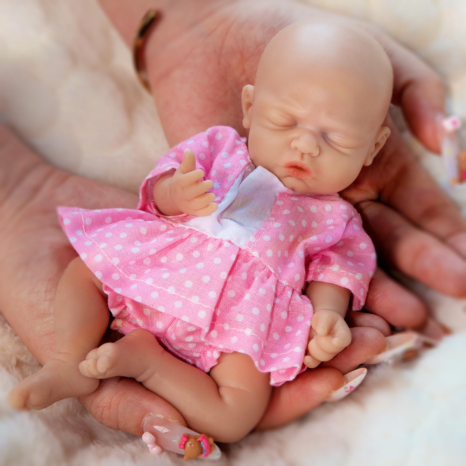 Vollence 14 inch Realistic Silicone Newborn Baby Doll - Boy