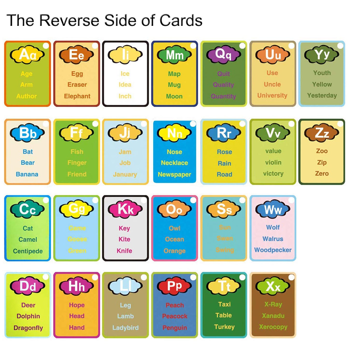 Coolplay Water Cards for Kids - Educational Drawing Cards, Medium Cardboard, Letter Model 1390