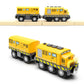 Battery Trains For Wooden Tracks, Motorized Locomotive Train For Kids Electric Train Accessories, Toy Train Set With Magnetic Trains Compatible With Thomas, Brio, Chuggington, Melissa & Doug