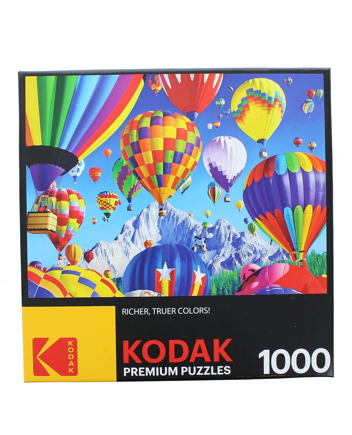 Roseart - Kodak Premium - Balloons Over A Mountain - 1000 Piece Jigsaw Puzzle For Adults