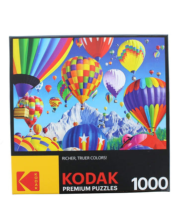 Roseart - Kodak Premium - Balloons Over A Mountain - 1000 Piece Jigsaw Puzzle For Adults