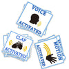 Voice Motion & Clap Activated Prank Stickers 60 Pack