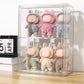 Display Case Compatible with Labubu POP MART, Acrylic Clear Display Box Shelf for POP MART Labubu Doll, 1 Pack one Divider