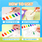 YPLUS Paint with Water Books for Toddlers, Art Craft Toys Watercolor Painting Paper for Kids Gift for Drawing with Brush - Dinos
