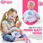 KOOKAMUNGA KIDS 16 Interactive Baby Doll - Realistic Touch-Activated Sounds, Moves, Breathes - Includes Toy Baby Bottle, Blue