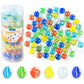 Poplay 115Pcs Marbles Games For Kids, Glass Marbles With Gift Box For Board Games