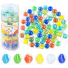 Poplay 115Pcs Marbles Games For Kids, Glass Marbles With Gift Box For Board Games