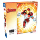 Buffalo Games - Marvel - The Armored Avenger - 100 Piece Jigsaw Puzzle For Families Challenging Puzzle Perfect For Family Time - 100 Piece Finished Size Is 15.00 X 11.00, Large