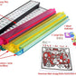 Usamjtable American Mahjong Set 166 Tiles 4 All In One Pusher Rack Combo (Phoenix Red)