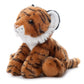 The Petting Zoo Tiger Plush Toy, 9" Brown Stuffed Animal for Kids, Model 420101
