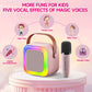 SECULEAD Karaoke Machine Wireless Speaker - mini Karaoke for Kids 3-5, Girls & Boys with Built-in Microphone for Singing, Kids K