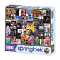 Springbok Going To The Movies 1000 Piece Jigsaw Puzzle For Adults Features A Photo Collage Of Posters From Some Of America'S Favorite Films