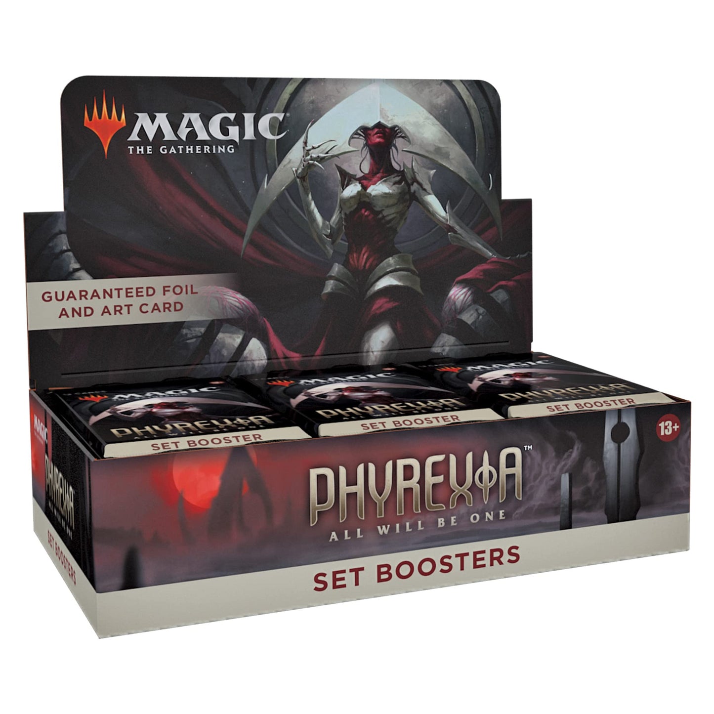 Magic: The Gathering Phyrexia: All Will Be One Set Booster Box - 30 Packs (360 Cards) - Model D11300000 - Paper Material