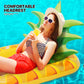 MoNiBloom Pool Float for mature-themed Inflatable Giant Floaties Pineapple Lake Rafts Fruit Swimming Floaty Summer Beach Ride-ons