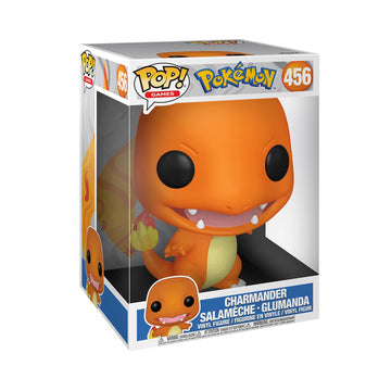 Funko Pop! Games: Pokemon - 10' Charmander - Emea - Collectable Vinyl Figure - Gift Idea - Official Merchandise - Toys For Kids & Adults - Video Games Fans - Model Figure For Collectors And Display