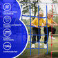 2X65Ft Ninja Warrior Obstacle Course For Kids With 12 Obstacle Course Accessories-Swings, Monkey Bars, Arm Trainers And More, Su