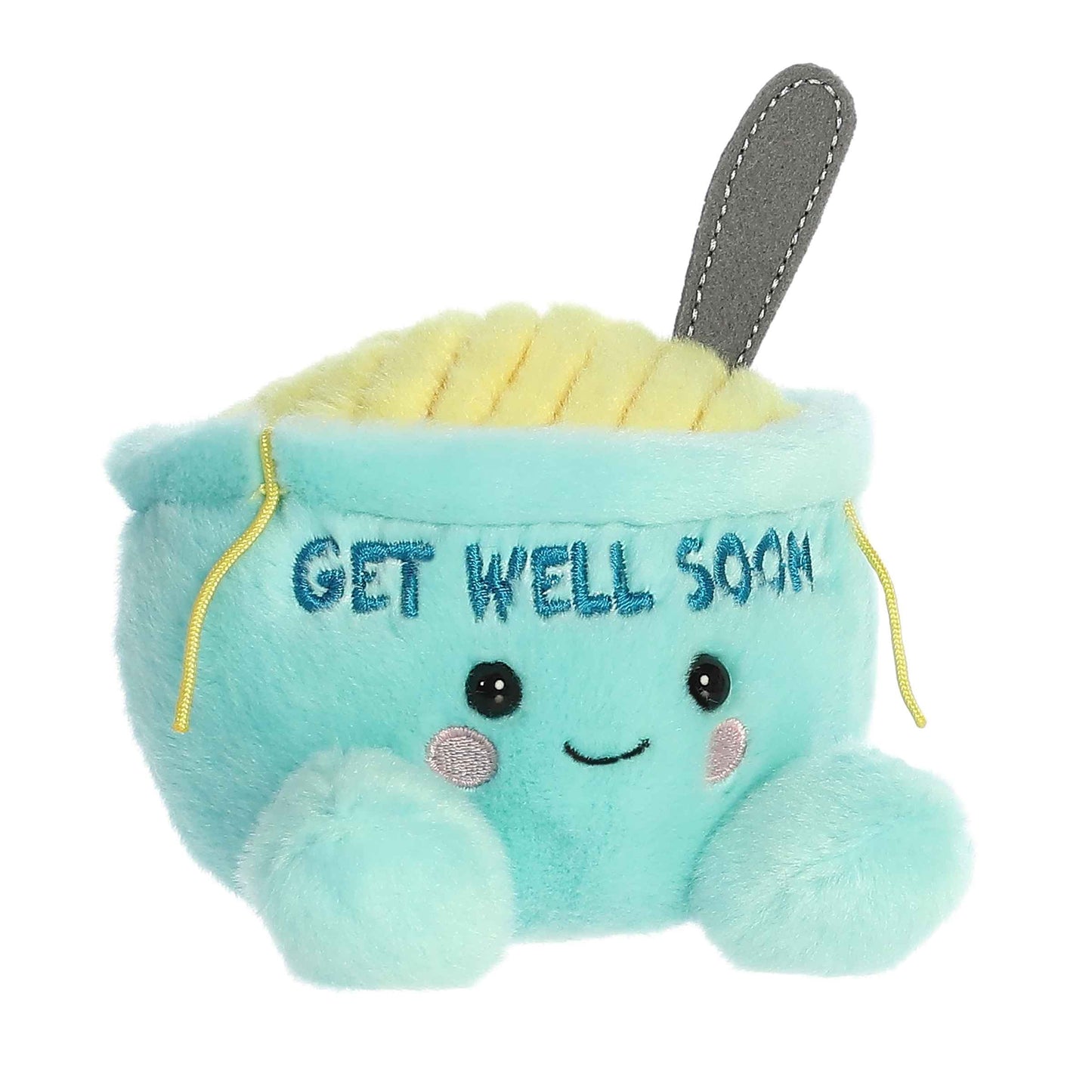 Aurora® Palm Pals™ Welly Chicken Soup™ Stuffed Animal - Small Blue 5" - Collectible Polyester Plush