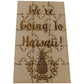 We'Re Going To Hawaii 15 Piece Basswood Jigsaw Puzzle, Surprise Vacation Reveal