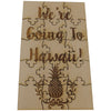 We'Re Going To Hawaii 15 Piece Basswood Jigsaw Puzzle, Surprise Vacation Reveal