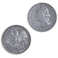 LEARNING ADVANTAGE Play Quarters - Set of 100 Plastic Coins - Designed and Sized Like Real US Currency - Teach Money Math With T