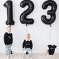 13 Balloon Number, Black Number 13Th 31Th Birthday Balloons 40 Inch, 13 Or 31 Years Old Black Birthday Decorations For Boys Girl