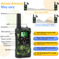 Walkie Talkies For Kids Toys Boys Aged 5+ Outdoor 2 Way Radio 22 Channel 3 Miles Range Camp Hunt Adventure Game Birthday 6 7 8 9 10 Year Old Gifts (Green)