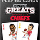 Kansas City Chiefs All Time Greats Playing Cards