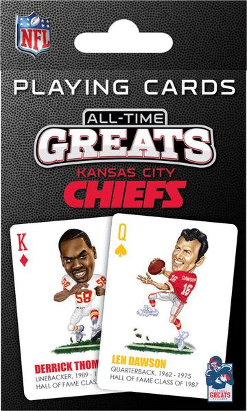 Kansas City Chiefs All Time Greats Playing Cards