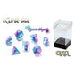 Gate Keeper Games Gkge0530 Cube Eclipse Cyanethyst Dice - Set Of 7