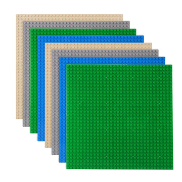 Lvhero 8 Pack Classic Baseplates Building Plates For Building Bricks 100% Compatible With All Major Brands-Baseplate, 10' X 10', Multicolored