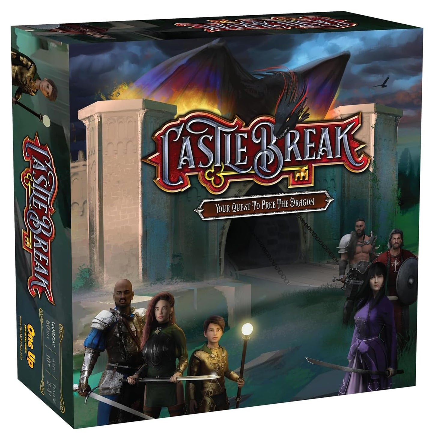 Castle Break Board Game | Strategy Board Game | Family Game For Adults And Kids | Medieval Adventure | Ages 10 And Up | 2-4 Play
