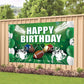 Football Birthday Party Decoration Football Happy Birthday Backdrop Photo Background Banner Poster For Football Party Decoration