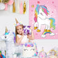 Neburora Pin The Horn On The Unicorn Birthday Party Game With 30 Horns For Party Supplies Favors Girls Rainbow Christmas Party D