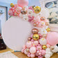Dusty Pink Balloons, 55Pcs Blush Pink Party Balloons 12 Inch Metallic Rose Gold White Latex Balloons Retro Pink Rose Gold Balloo