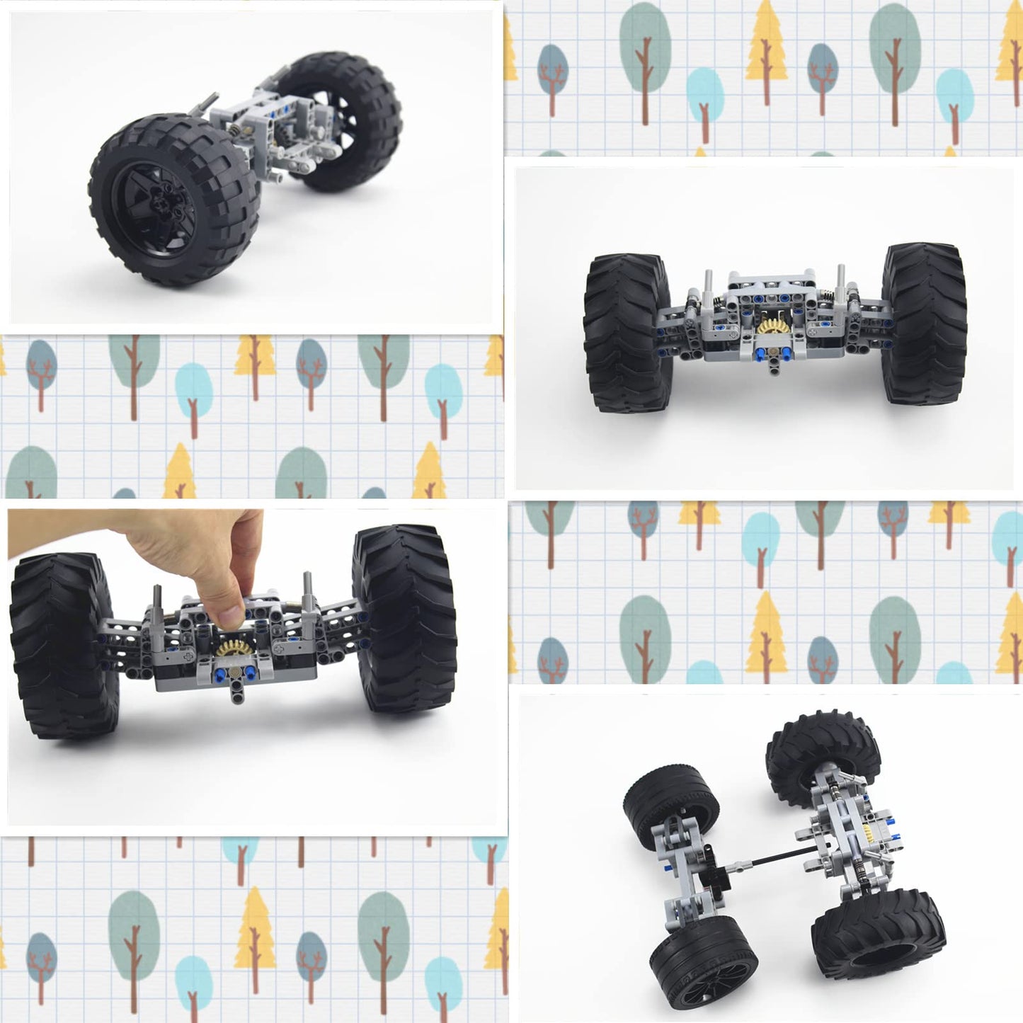 Ttlyhek Technical Parts Set - Compatible With All Major Brands, Moc Building Toy Diy Accessories (96 Pcs)