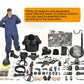 YEIBOBO 12 Inch SWAT Team Action Figure - Highly Detailed Plastic Multi-color Assaulter