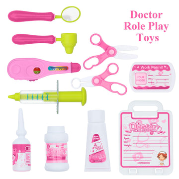 Giaford Doctor Scrubs For Kids Doctor Costume Toddler Dress Up Set For Boys And Girls