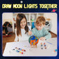 [ Update 2024] Paint Your Own Moon Lamp Kit, 5.9 Inches-Button Battery Type Diy Moon Night Light For Kids Art Supplies Creativit