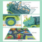 Hongid Dinosaur Truck Toys For Kids 3-5, Triceratops Car Toy With 15 Dino Figures,Large Activity Play Mat, Dinosaur Eggs, Dinosaur Play Set For Boys And Girls,Christmas Xmax,Stocking Stuffers